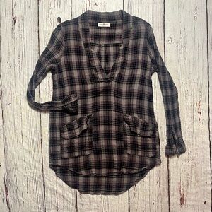 Natural Life Plaid Tunic